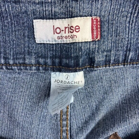 Jordache Jeans Women 15/16 Lace Up Y2K 90 Low Rise Denim Corset Bootcut Vintage - Picture 10 of 12